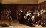 CODDE, Pieter Musical Company dfg china oil painting reproduction